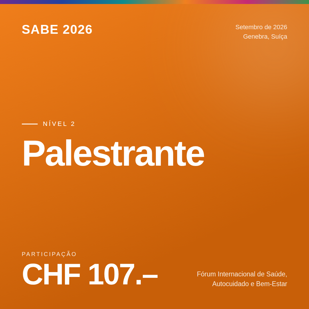 Palestrante · CHF 107
